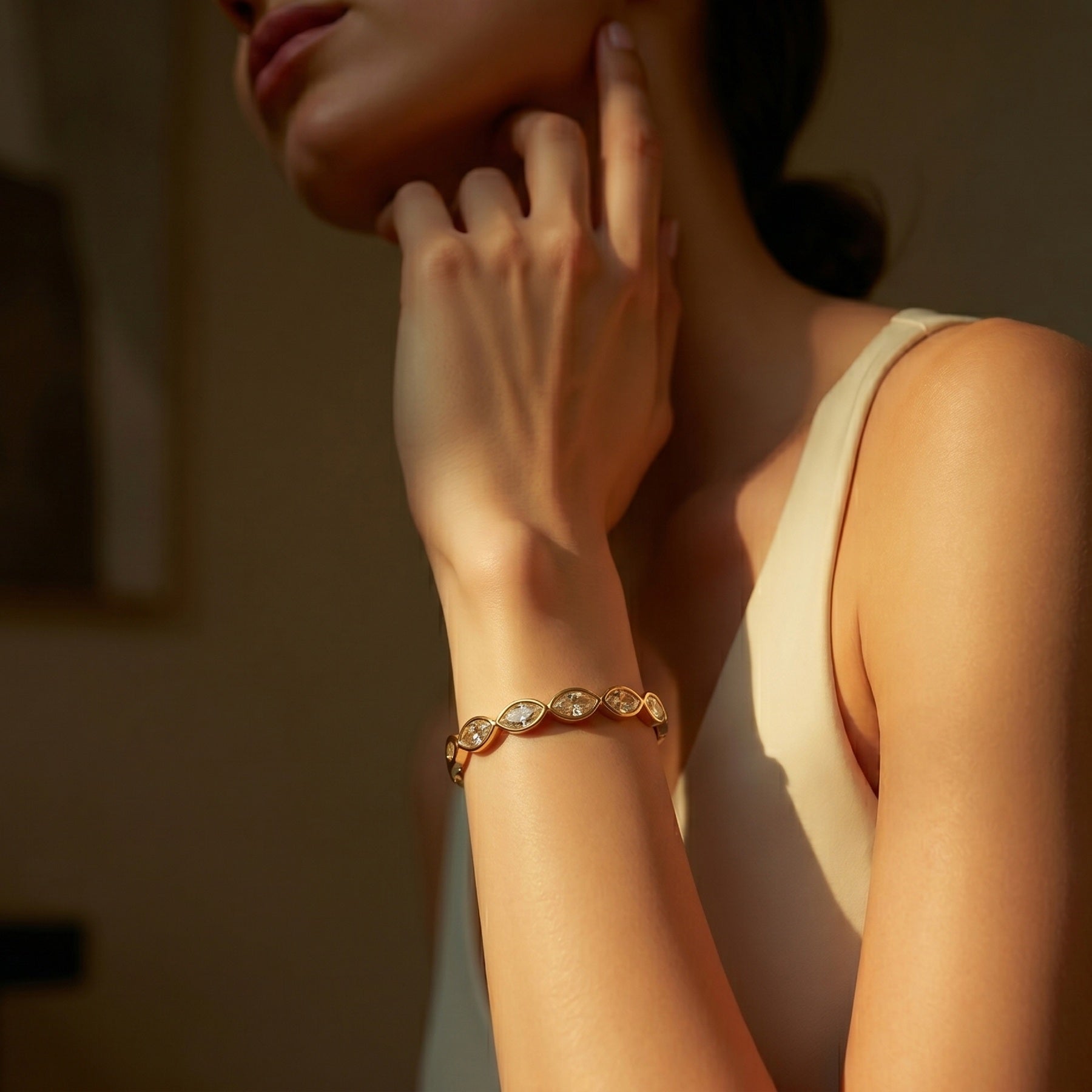 Marquise Grace Gold Bracelet