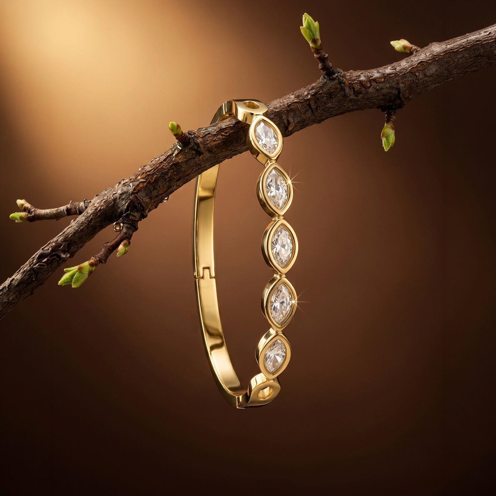 Marquise Grace Gold Bracelet
