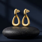 Minimal Gold Drop Earrings