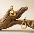 Minimal Gold Drop Earrings
