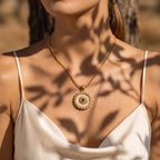 Gold Evil Eye Pendant Necklace