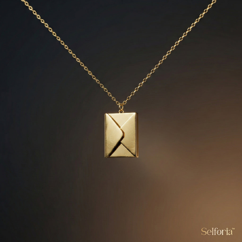 Minimal gold pendant necklace for everyday wear