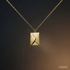 Minimal gold pendant necklace for everyday wear