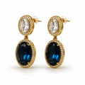 Royal Sapphire Drop Earrings