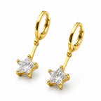 Star Gold Earrings