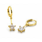 Star Gold Earrings