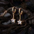 Star Gold Earrings